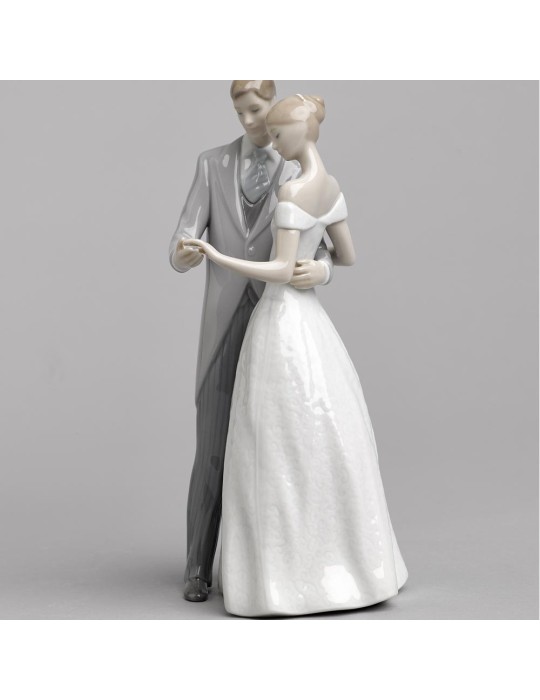 Lladrò Statua coppia Per sempre uniti in...