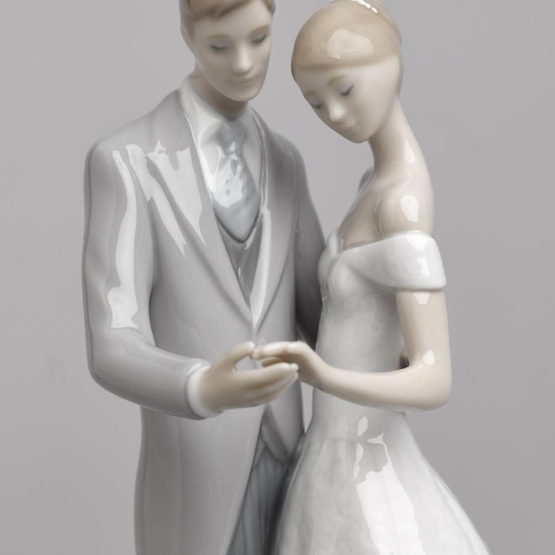 Lladrò Statua coppia Per sempre uniti in...