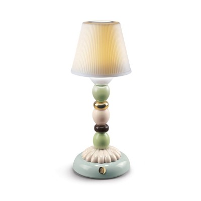 Lladrò Lampada da tavolo Lotus Firefly Autunno Dorato...