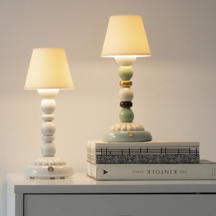 Lladró Lampada Firefly Lotus Autunno Dorato verde