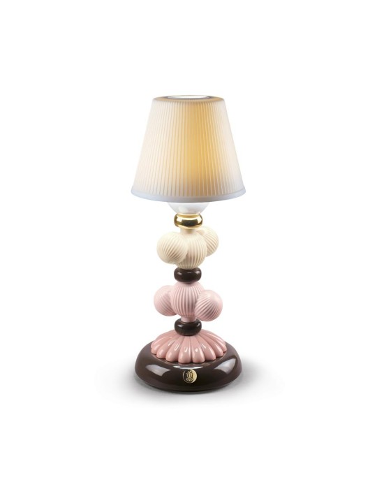 Lladrò Lampada da tavolo Firefly Cactus Autunno Dorato rosa