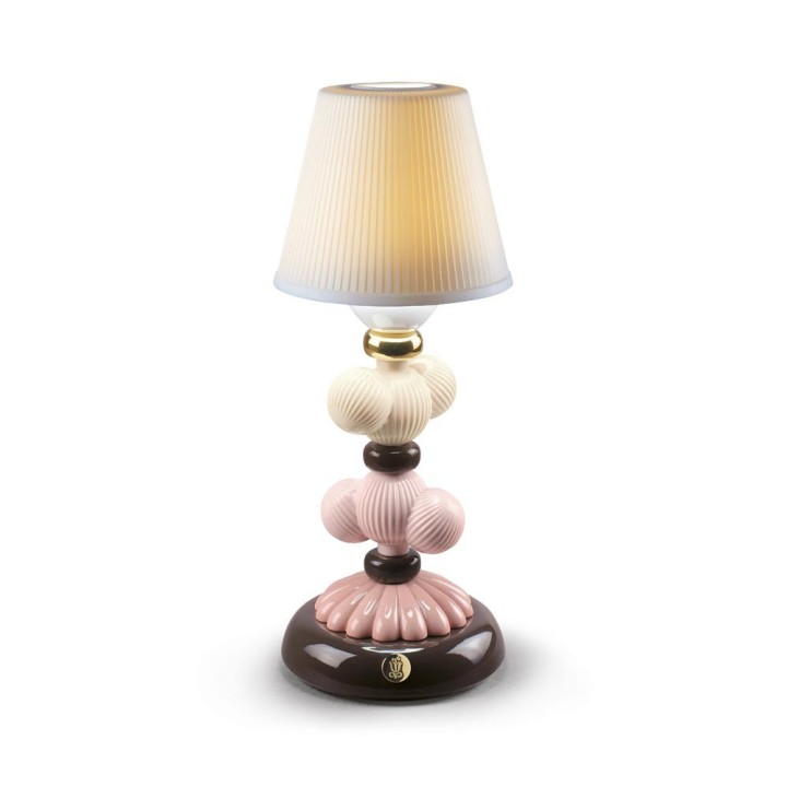 Lladró Lampada Firefly Cactus Autunno Dorato rosa