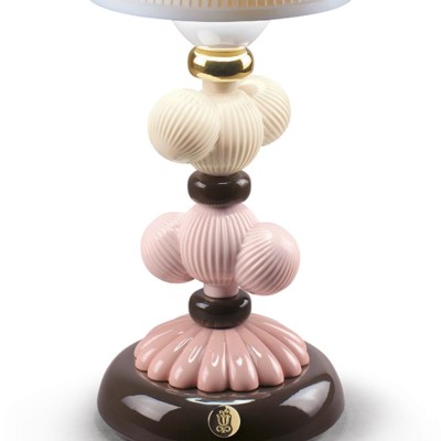 Lladrò Lampada da tavolo Firefly Cactus Autunno Dorato rosa 2