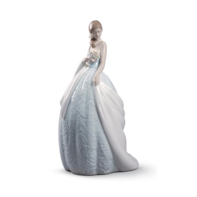 Lladrò Statua sposa Il suo giorno speciale in porcellana...