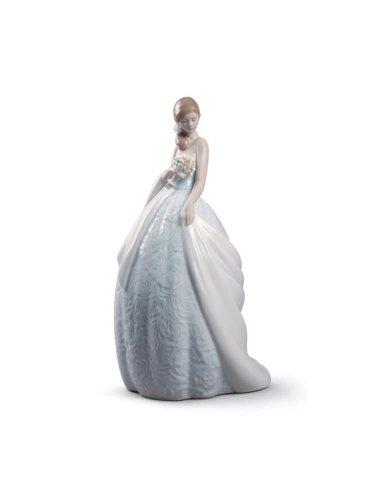 Lladrò Statua sposa Il suo giorno speciale in porcellana handmade