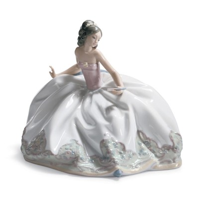 Lladrò Statua Dama in porcellana handmade