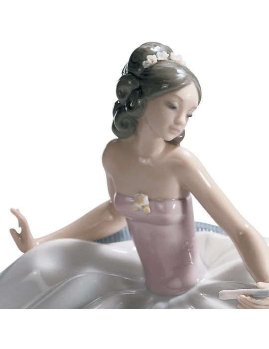 Lladrò Statua Dama in porcellana handmade