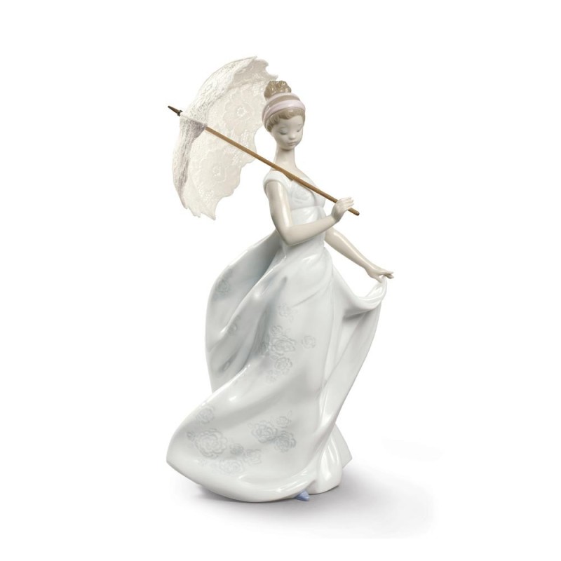 Lladrò Statua donna Eleganza in porcellana handmade