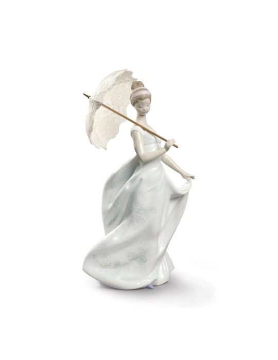 Lladrò Statua donna Eleganza in porcellana handmade