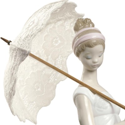 Lladrò Statua donna Eleganza in porcellana handmade 2