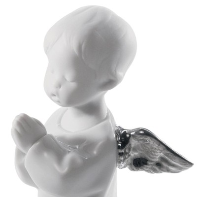Lladrò Statua Angioletto che prega in porcellana handmade 2