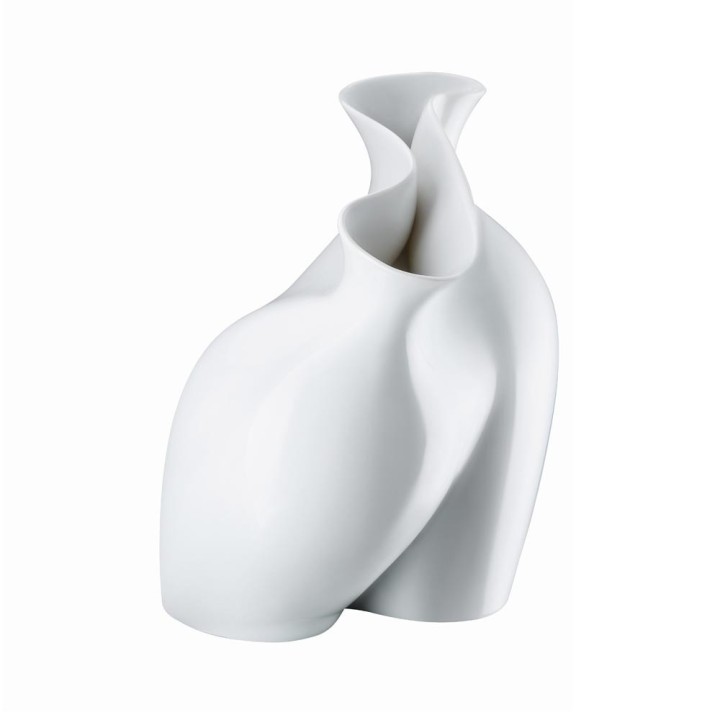 Rosenthal Vaso La Chute porcellana bianca Ø 26 cm