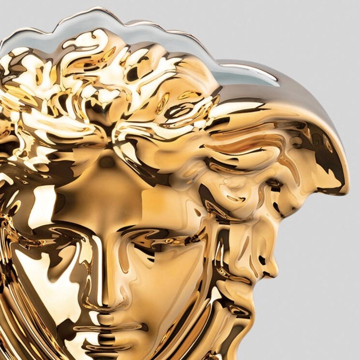 Versace Vaso Medusa Grande Gold alto 21 cm