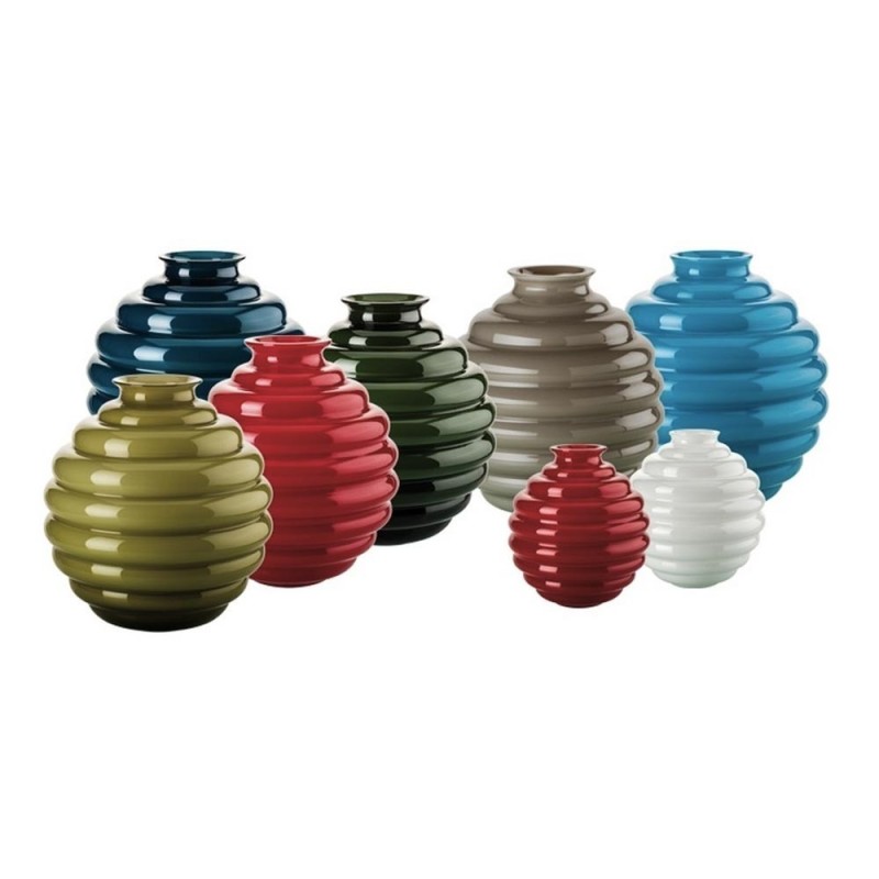 Vaso Decorativo Déco Venini in Vetro Soffiato –...