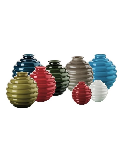 Vaso Decorativo Déco Venini in Vetro Soffiato –...