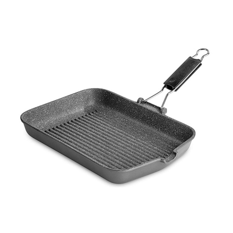 Bistecchiera-Grill Antiaderente con Manico 24x36 cm Lagostina