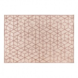 L'Oca Nera Tappeto viscosa a rilievo beige 160 × 230 cm