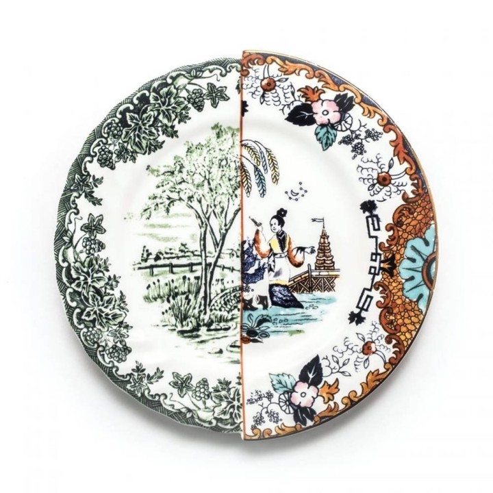 Seletti Piatto piano Hybrid rif. 09722 Ø 27,5 cm