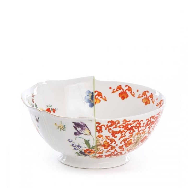 Seletti Insalatiera Hybrid Ersilia in porcellana Ø 27 cm