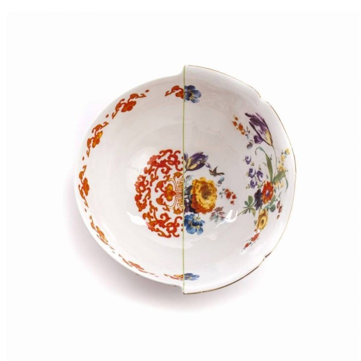 Seletti Insalatiera Hybrid Ersilia in porcellana Ø 27 cm
