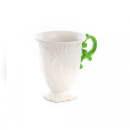 Seletti Tazza I-Wares con manico verde
