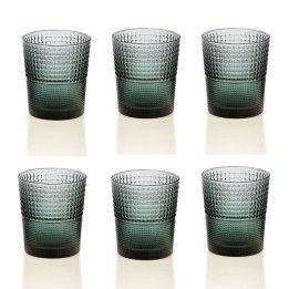 Ivv Set di 6 bicchieri da acqua Speedy verde pavone da 28 cl