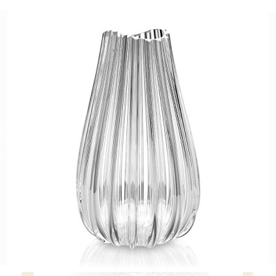 MENHIR VASO H. 40 CM. BOCCA ONDULATA T/F TRASPAREN