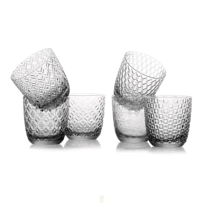 SIXTIES SET 6 BICCHIERE ACQUA TRASPARENTE 6 OTTICH