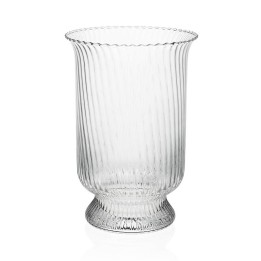 Ivv Candeliere Hurricane trasparente alto 26,5 cm con sabbia