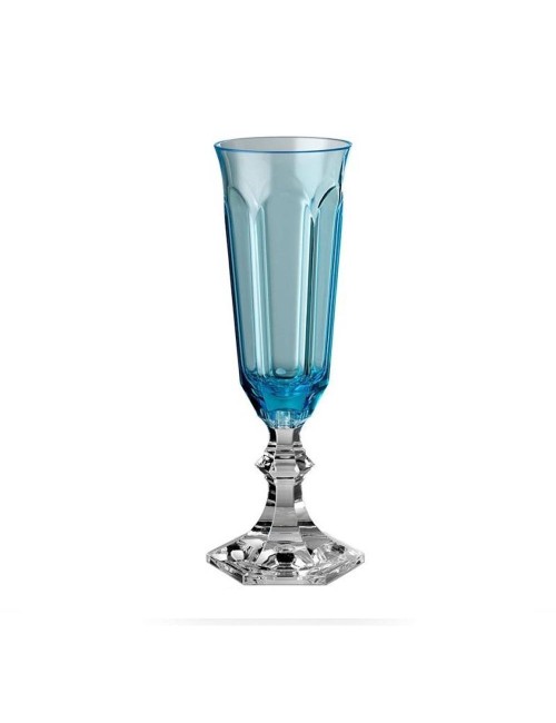 SET 6 CALICI DOLCE VITA FLUTE CHAMPAGNE TURCHESE