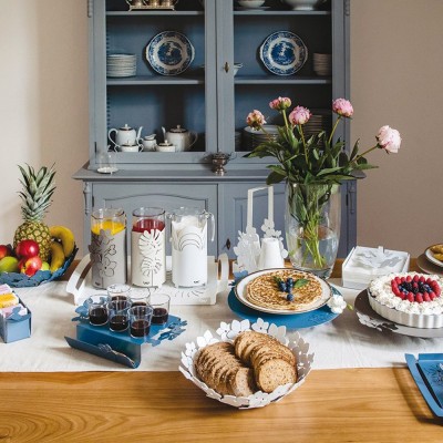 VASSOIO FIOR DI LOTO GRANDE BIANCO MARMO 2