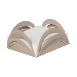 Arti e Mestieri Portatovaglioli Origami beige 17 × 17 cm