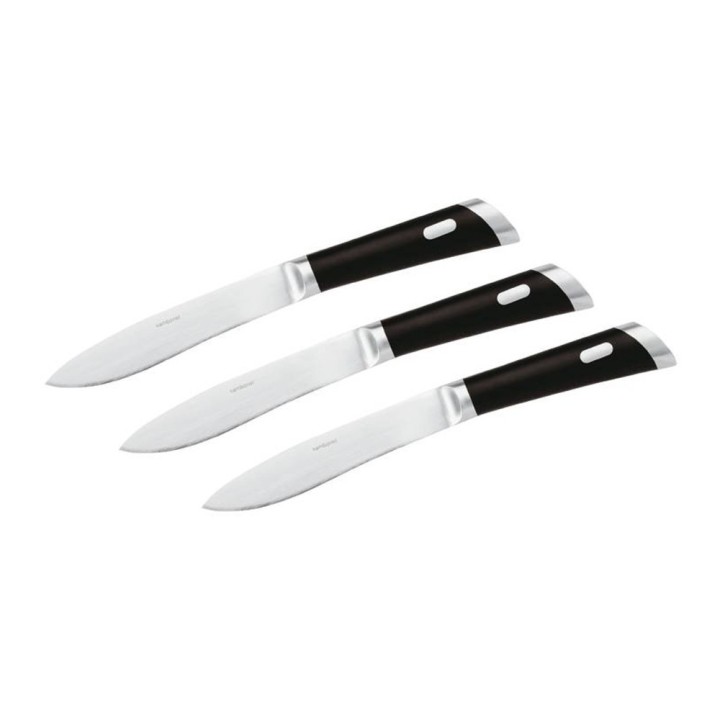 Sambonet Set di 3 coltelli da bistecca T-Bone a lama liscia