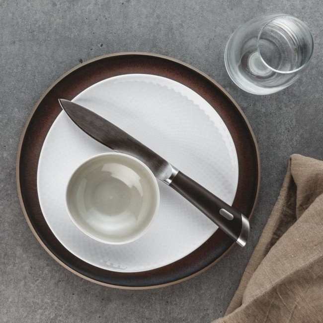 Set 3 Coltelli Bistecca Lama Liscia T-Bone Inox