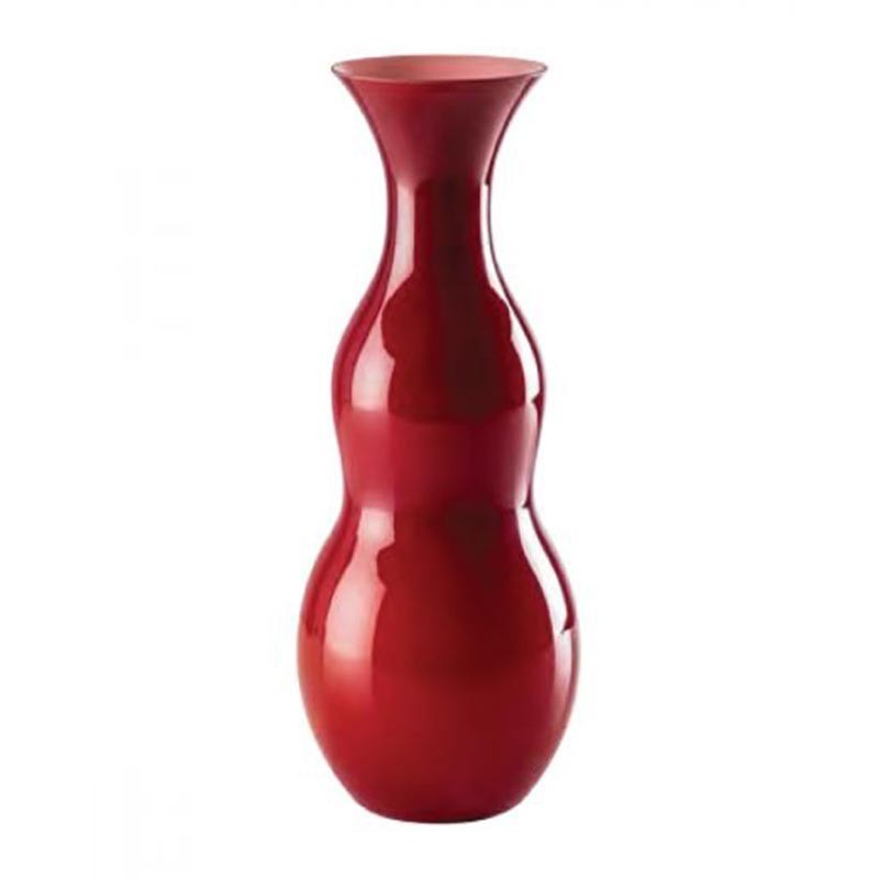 516.86 RV LA-Venini vaso Pigmenti rosso interno lattimo - Christmas Collection 2020 Candida Celiento