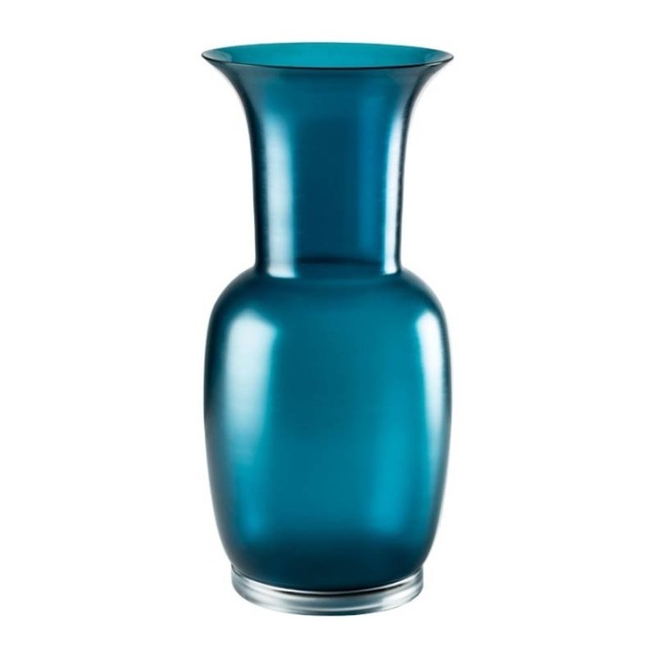 706.22 OZ CR-Venini vaso Satin orizzonte e cristallo Ø17cm Candida Celiento
