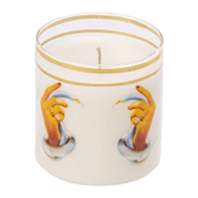 14081-Seletti candela Hands with Snakes Toiletpaper Candida Celiento