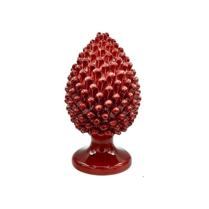 P016/20-Verus Ceramiche pigna bordeaux H20cm Candida Celiento P016/20-Verus Ceramiche pigna bordeaux H20cm Candida Celiento