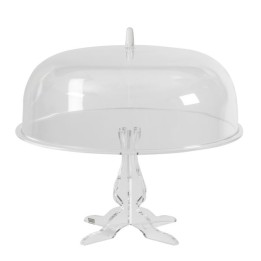 0200400-Vesta alzata grande con campana Like Water in plexiglass trasparente Candida Celiento