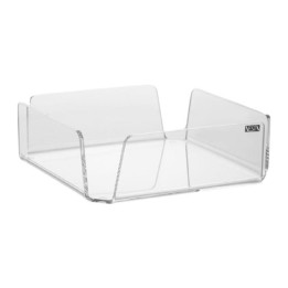 0240400-Vesta portatovaglioli Like Water in plexiglass trasparente grande Candida Celiento