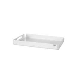 01004-bia-Vesta vassoio piccolo Like Water in plexiglass bianco Candida Celiento