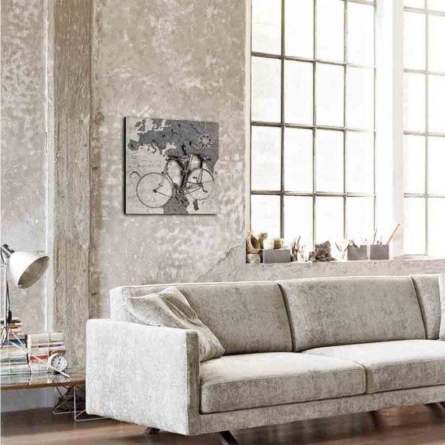 L:A:S quadro Tandem decoro nero 48x48cm