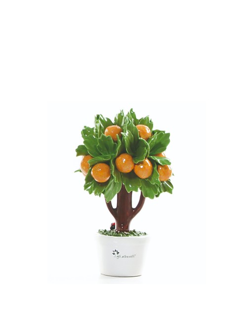 Candida Celiento - Gli Alberelli, albero porcellana - decoro ARANCIO - Piccolo - foto-1 Candida Celiento - Gli Alberelli, albero porcellana - decoro ARANCIO - Piccolo - foto-1
