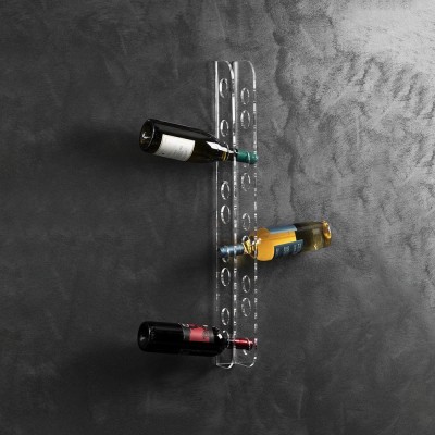 Portabottiglie Eno Vesta Home da Parete Trasparente