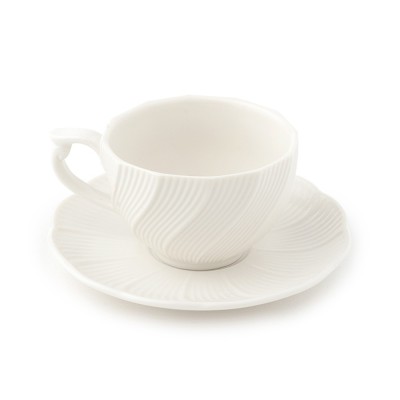 BOX 6 TAZZINE CAFFE' PORCELLANA 9X5CM