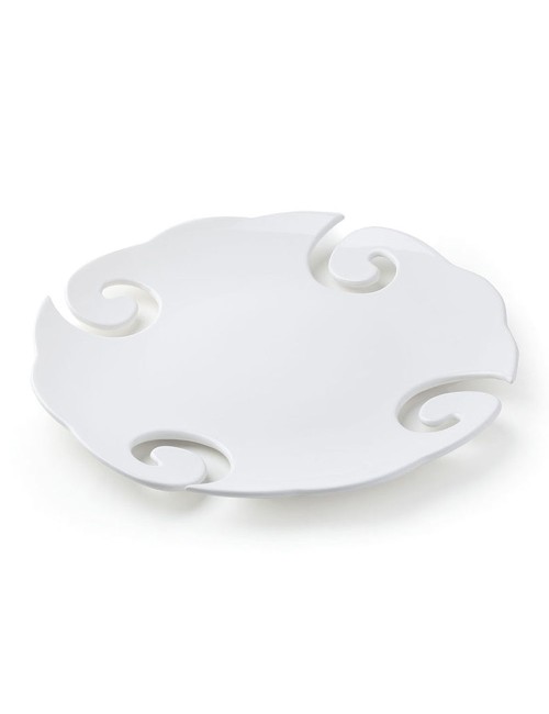 SOTTOPIATTO PORCELLANA DIA38CM BIANCO