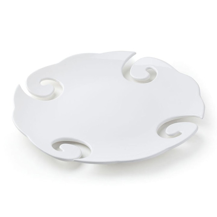 Hervit Creations Sottopiatto in porcellana bianca Ø 38 cm