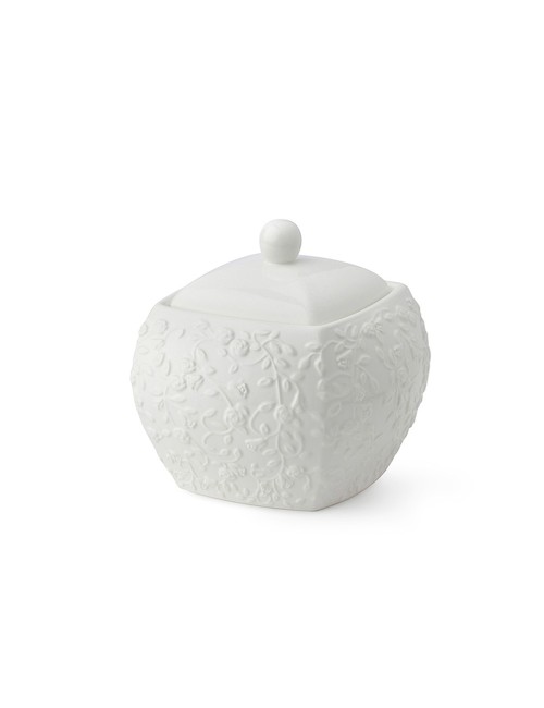 CONTENITORE SQUARE PORCELLANA 13X13X13CM