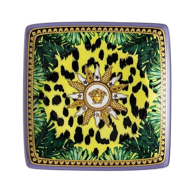 Versace coppetta quadra piana Jungle Animalier 12x12cm