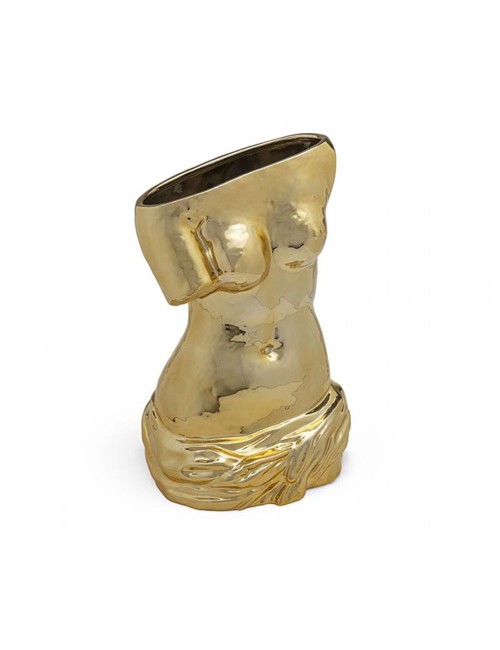 VASO IN CERAMICA "MILO" ORO Cm.28x25,5  h.38,5